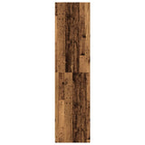 Wardrobe Old Wood 30x50x200 cm Engineered Wood