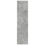 Wardrobe Concrete Grey 80x50x200 cm Engineered Wood