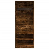 Wardrobe Smoked Oak 80x50x200 cm Engineered Wood