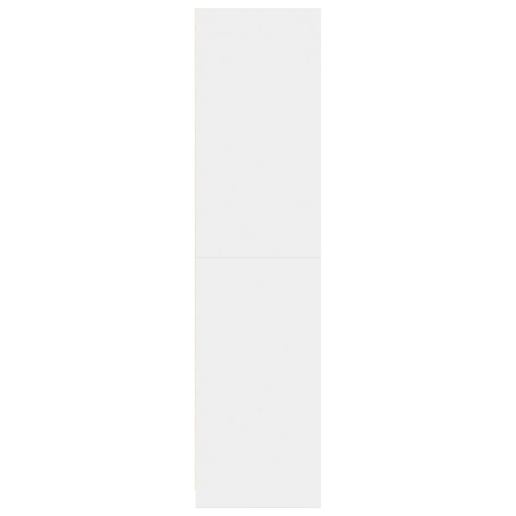 Wardrobe White 80x50x200 cm Engineered Wood