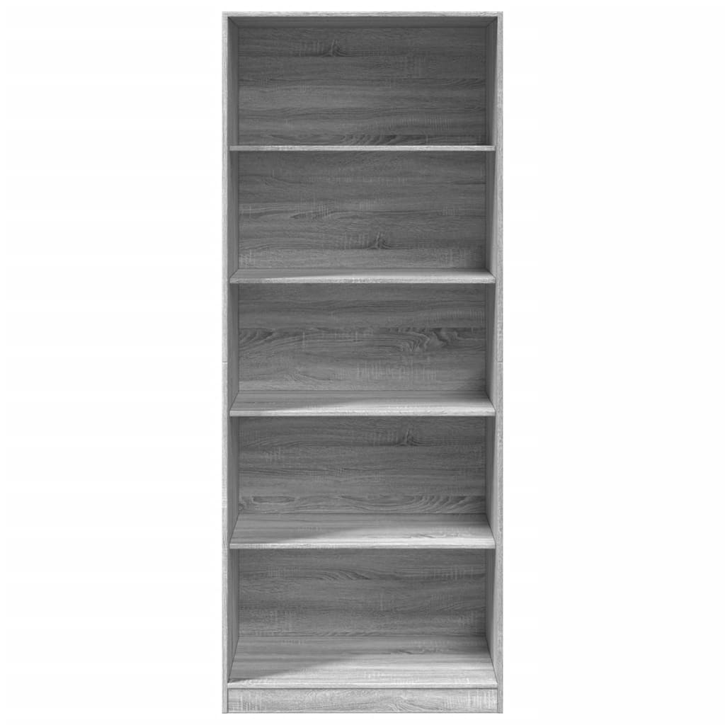 Wardrobe Grey Sonoma 80x50x200 cm Engineered Wood