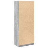 Wardrobe Grey Sonoma 80x50x200 cm Engineered Wood
