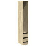 Wardrobe Sonoma Oak 30x50x200 cm Engineered Wood