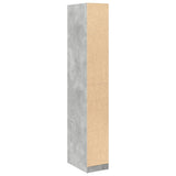 Wardrobe Concrete Grey 30x50x200 cm Engineered Wood
