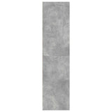Wardrobe Concrete Grey 80x50x200 cm Engineered Wood