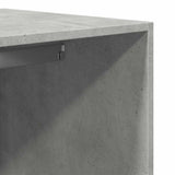 Wardrobe Concrete Grey 80x50x200 cm Engineered Wood