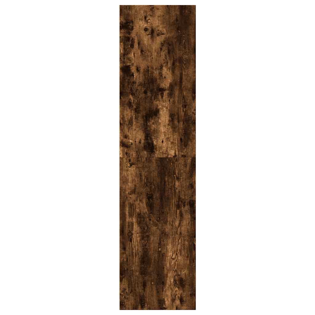 Wardrobe Smoked Oak 80x50x200 cm Engineered Wood