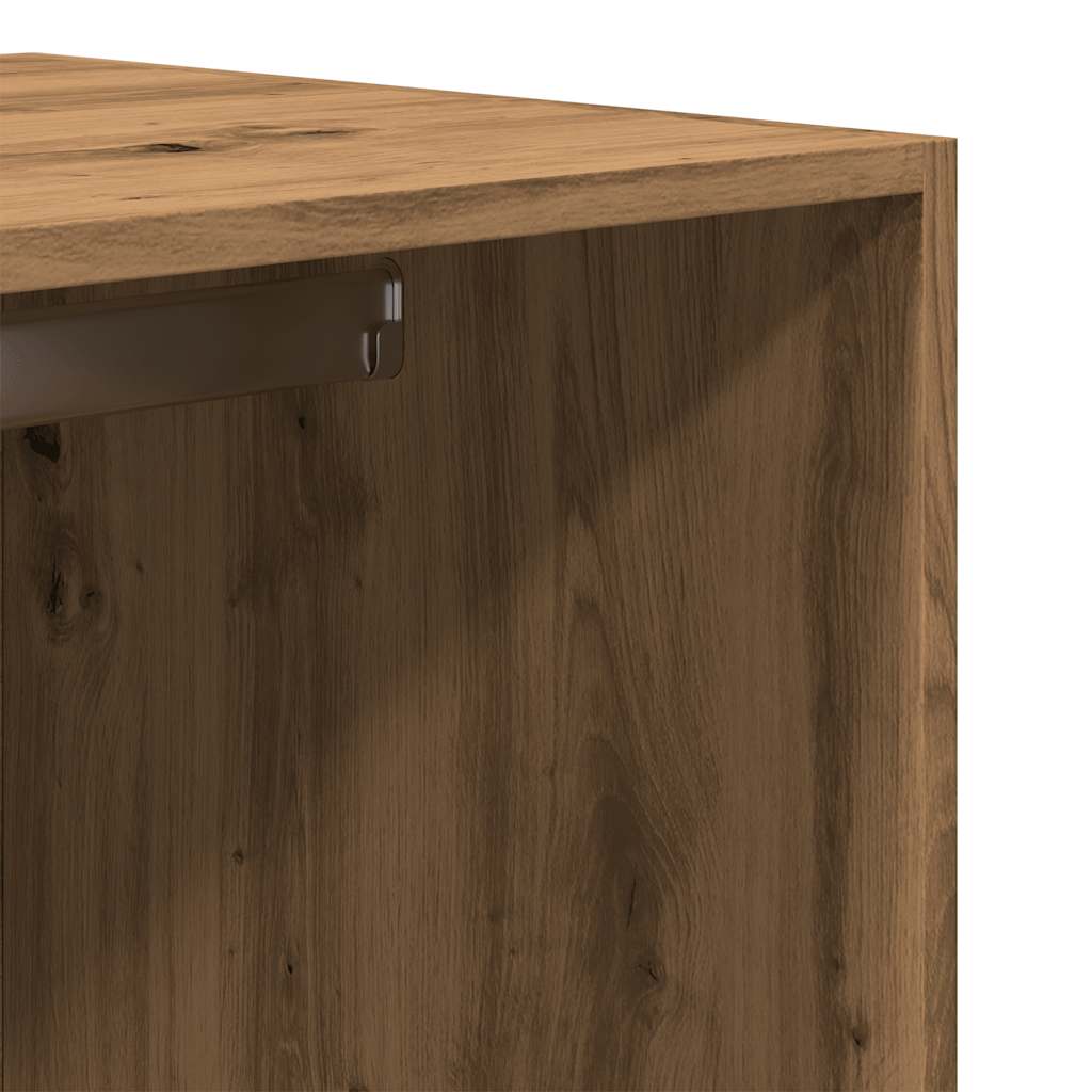 Wardrobe Artisian Oak 80x50x200 cm Engineered Wood
