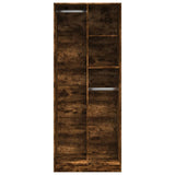 Wardrobe Smoked Oak 80x50x200 cm Engineered Wood