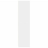 Wardrobe White 100x50x200 cm Engineered Wood