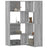 Corner Bookcase 4-Tier 85X85X140 Cm Engineered Wood