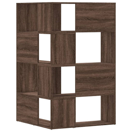 Corner Bookcase 4-Tier 85X85X140 Cm Engineered Wood