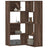 Corner Bookcase 4-Tier 85X85X140 Cm Engineered Wood