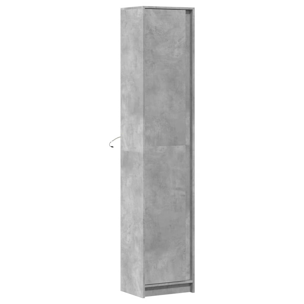 Highboard With Led 41.5X32.5X200 Cm Engineered Wood