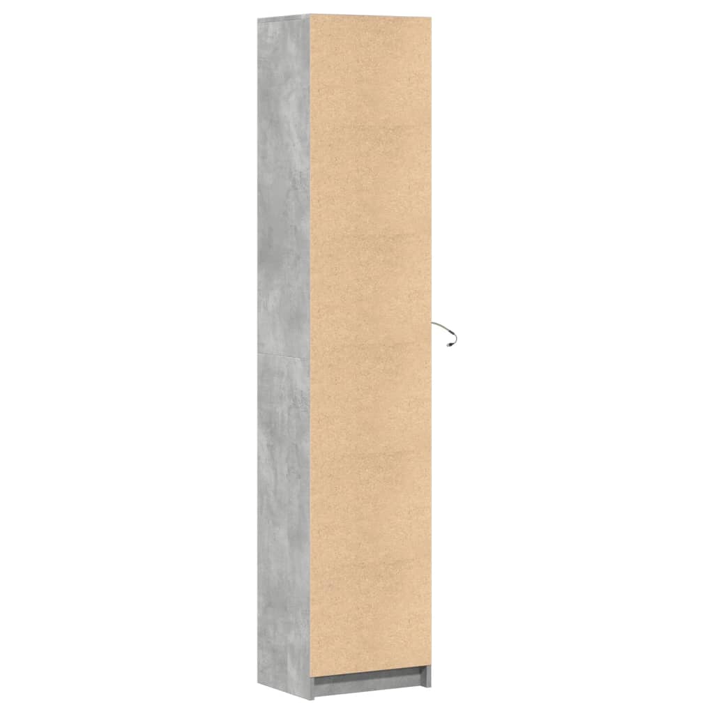 Highboard With Led 41.5X32.5X200 Cm Engineered Wood
