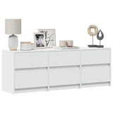 Tv Cabinet With Led 180X34X50 Cm Engineered Wood