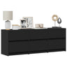 Tv Cabinet With Led 180X34X50 Cm Engineered Wood