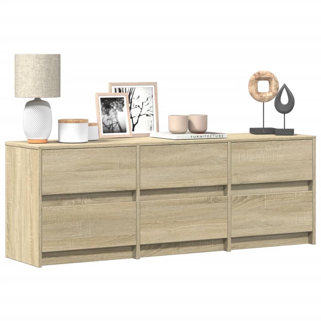 Tv Cabinet With Led 180X34X50 Cm Engineered Wood