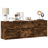 Tv Cabinet With Led 180X34X50 Cm Engineered Wood