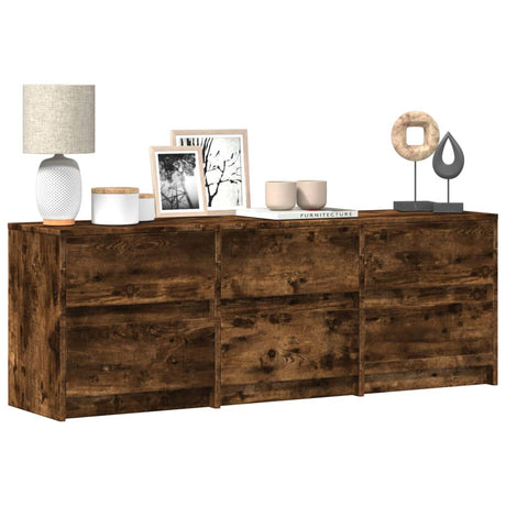 Tv Cabinet With Led 180X34X50 Cm Engineered Wood