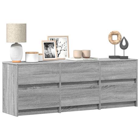 Tv Cabinet With Led 180X34X50 Cm Engineered Wood