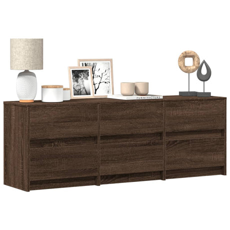 Tv Cabinet With Led 180X34X50 Cm Engineered Wood