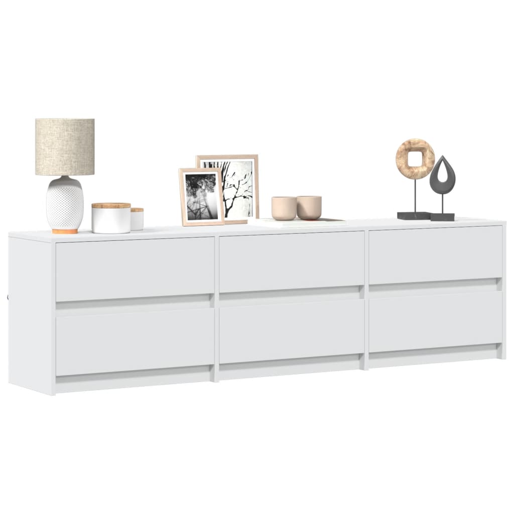 Tv Cabinet With Led 180X34X50 Cm Engineered Wood