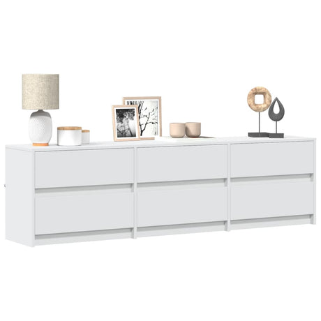 Tv Cabinet With Led 180X34X50 Cm Engineered Wood