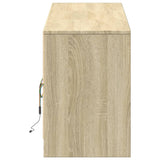 Tv Cabinet With Led 180X34X50 Cm Engineered Wood