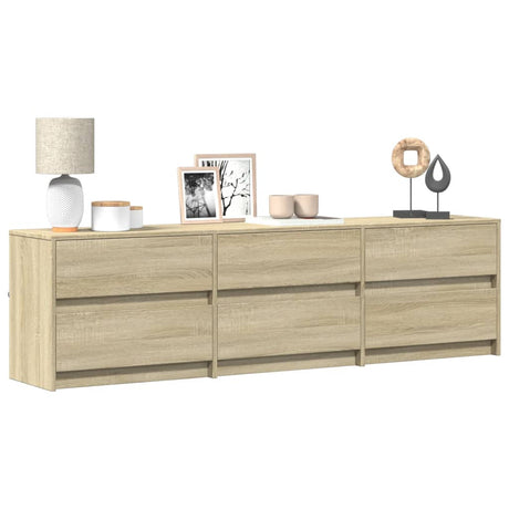 Tv Cabinet With Led 180X34X50 Cm Engineered Wood