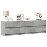 Tv Cabinet With Led 180X34X50 Cm Engineered Wood