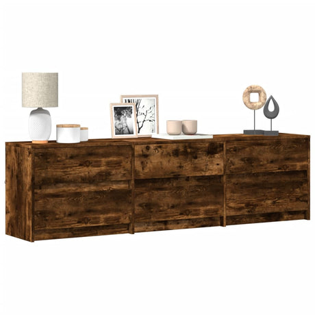 Tv Cabinet With Led 180X34X50 Cm Engineered Wood