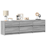 Tv Cabinet With Led 180X34X50 Cm Engineered Wood