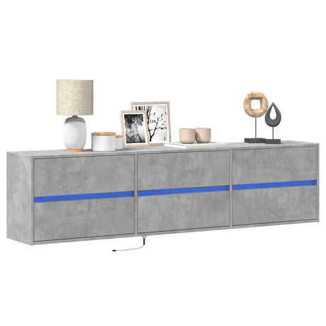 Tv Wall Cabinet With Led 180X31X45 Cm