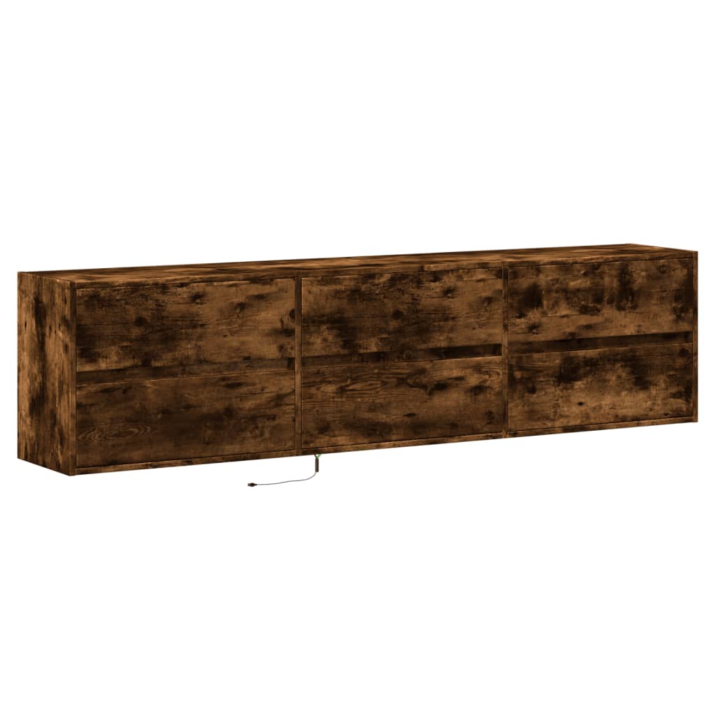 Tv Wall Cabinet With Led 180X31X45 Cm