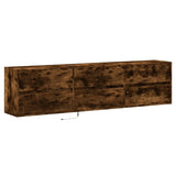 Tv Wall Cabinet With Led 180X31X45 Cm