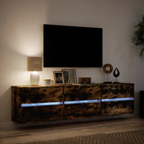 Tv Wall Cabinet With Led 180X31X45 Cm