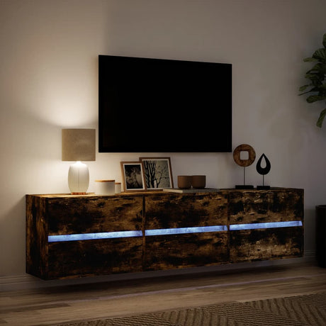Tv Wall Cabinet With Led 180X31X45 Cm