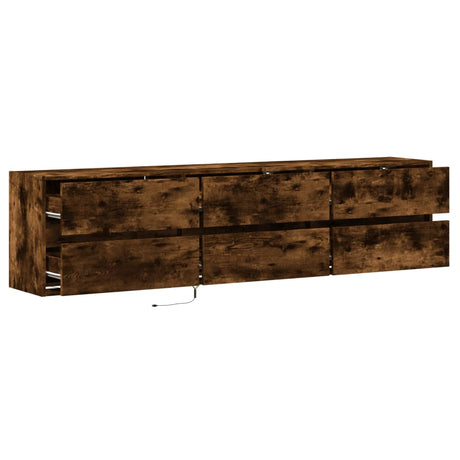 Tv Wall Cabinet With Led 180X31X45 Cm