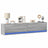 Tv Wall Cabinet With Led Lights 80X31X35 Cm