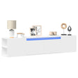 Tv Wall Cabinet With Led 180X31X39.5 Cm