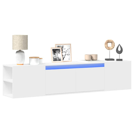 Tv Wall Cabinet With Led 180X31X39.5 Cm
