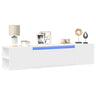 Tv Wall Cabinet With Led 180X31X39.5 Cm