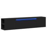 Tv Wall Cabinet With Led 180X31X39.5 Cm