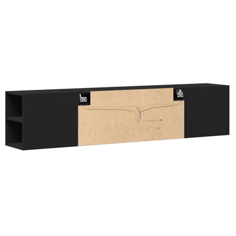Tv Wall Cabinet With Led 180X31X39.5 Cm