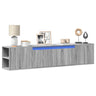 Tv Wall Cabinet With Led 180X31X39.5 Cm