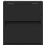Wall-Mounted Bedside Cabinet With Led Lights
