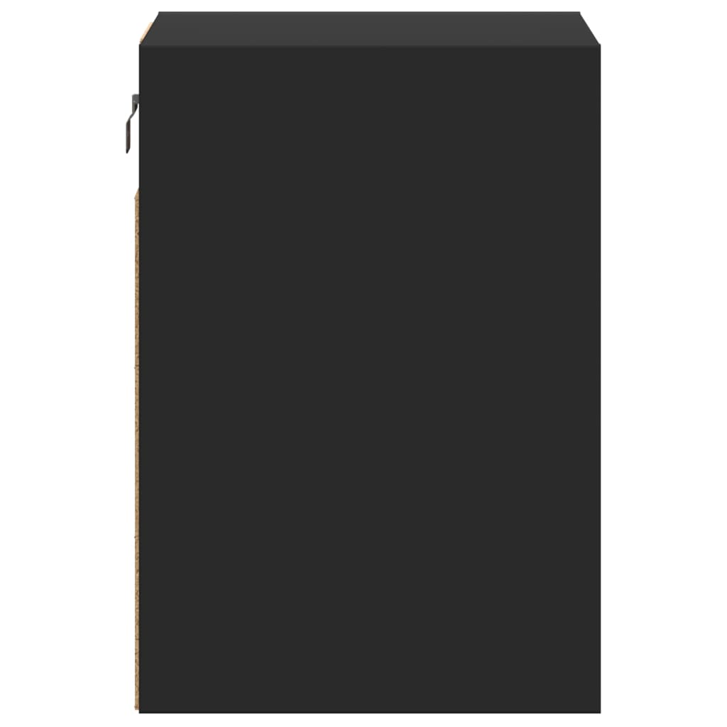 Wall-Mounted Bedside Cabinet With Led Lights
