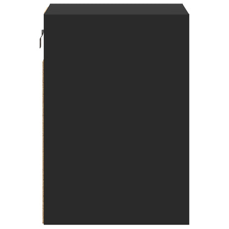 Wall-Mounted Bedside Cabinet With Led Lights