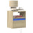 Wall-Mounted Bedside Cabinets With Led Lights 2 Pcs